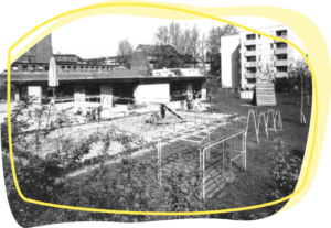 Der alter Kindergarten am Mathiaskirchplatz